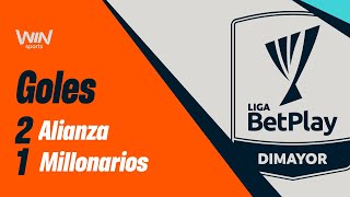 Alianza FC vs Millonarios goles  Liga BetPlay Dimayor 2024 2  Fecha 3 [upl. by Selemas]