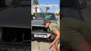 Buying a car in Cyprus🇨🇾😂 cyprus [upl. by Hakilam]