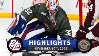 Game Highlights  Petes vs Rangers  Nov 10th 2023 [upl. by Nitsirt]