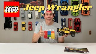 Lego 42122 Technic Jeep Wrangler Unboxing HighSpeed Build amp Review [upl. by Bailar]