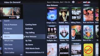 Faces of FiOS Demo  Easily Order On Demand Movie Titles [upl. by Notyap]