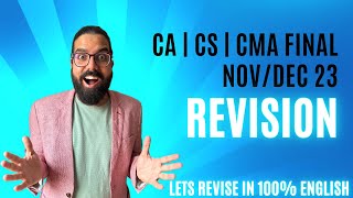 CA Final IDT Revision Nov 23  Information  CA Ramesh Soni  100 English  CA CS CMA Final [upl. by Iarahs118]