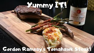 Gordon Ramsays Tomahawk Steak  Yummy IT Food [upl. by Lesko137]