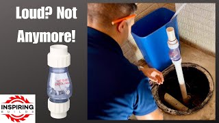 How to Install a Quiet Check Valve Fix a Loud Sump Pump [upl. by Aeret288]