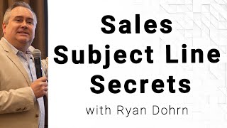 Sales Subject Lines Secrets  Sales Training Tips and Sales Advice [upl. by Acemat965]