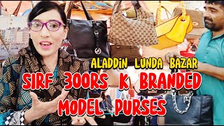 imported purses  300rs k imported purses  aladdin lunda bazar  noshi naz [upl. by Ical308]