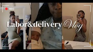 Laborampdelivery Vlogfirst childemergency csection [upl. by Annaeirb]