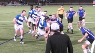 Christendom College vs Duke University Rugby Highlights [upl. by Bronder]