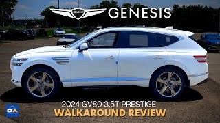 2024 Genesis GV80  BEST Value Luxury Midsize SUV  GV80 35T Prestige Exterior amp Interior Review [upl. by Goodrow278]