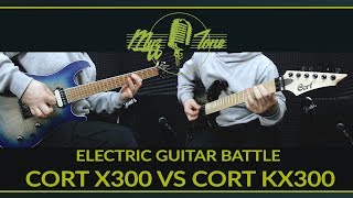 Electric guitar battle Cort X300 vs Cort KX300 [upl. by Adnahsed]