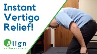 Easy Exercise To Combat Vertigo — Dizziness Relief [upl. by Feirahs]