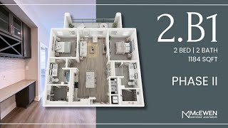 2B1  3114  Phase II  Two Bedroom  Virtual Tour  McEwen Northside Apartments [upl. by Grearson105]