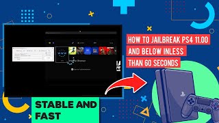 How to Jailbreak PS4 1100 and Below Inless Than 60 Seconds [upl. by Swithbert]