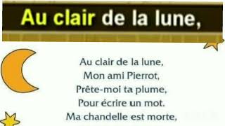 ChansonAu clair de la lunemon ami pierrot [upl. by Farrica723]