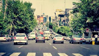 TEHRAN 2021 Motahari Street July 2021  تهران، خیابان مطهری خیابان تخت طاووس [upl. by Norvell13]