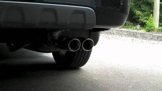 Acura MDX Stock Exhaust VS Mid Muffler Delete Sound [upl. by Acinomad399]