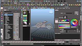 Maya Basic Texturing and Rendering Tutorial  Part 1 of 5 [upl. by Alleram]