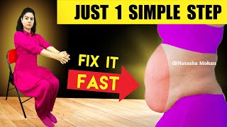 Only One Easy Exercise To Reduce Belly Fat Finally  Do it Now amp Thank Me Later [upl. by Lorn474]