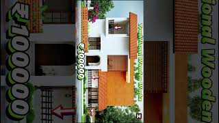 😍Stunning Kerala Style Elevation at ₹27Lakhs 🤩🏡 HireandBuild  Tamil interiordesign [upl. by Nikolia611]