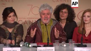 Meyerowitz Press Junket with cast discussing film and Netflix controversy [upl. by Bitthia]