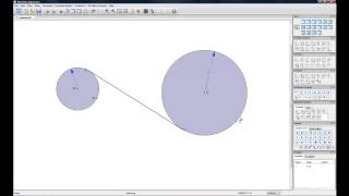 Find the Common Tagent Length Between Two Circles [upl. by Sou776]