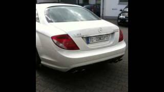 Mercedes CL63 AMG V8 Sportauspuff Hammer Sound Exhaustsystem TCConcepts [upl. by Masao]