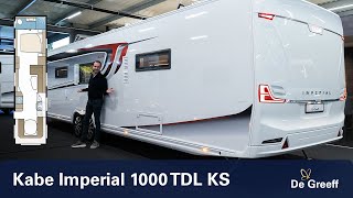 KABE Imperial 1000 TDL KS E8DL  Langste caravan van Europa  De Greeff [upl. by Alfi668]