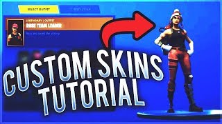 HOW TO CREATEMAKE CUSTOM SKINS in FORTNITE DOWNLOAD CUSTOM SKINS in FORTNITE FOR FREE FREE SKINS [upl. by Naoma]