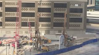 Piling and dewatering work for buildings in Dubaiwatch how they do [upl. by Venuti15]