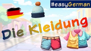 Die Kleidung Deutsch lernen  German  Clothing Items  Vocabulary for Beginners [upl. by Rebecka]