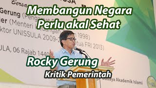 BUKAN KAMPANYE  Kampus Tempat Mengolah Harapan Politik Bangsa oleh Rocky Gerung 2019 [upl. by Sudoeht]