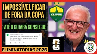 BRASIL vai passar sufoco NAS ELIMINATÓRIAS PARA A COPA DO MUNDO 2026 [upl. by Karalynn606]