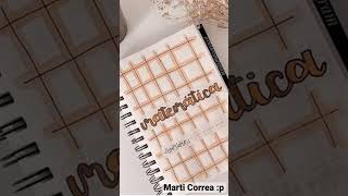 •📔Portadas aesthetic para tu cuaderno📔• shorts p [upl. by Grania]