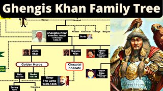 Genghis khan Family Tree  Who was his most brutal Son [upl. by Nina]