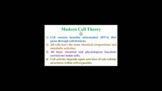 Modern Cell Theory geneticteacher [upl. by Bills]