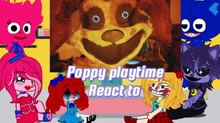 Poppy playtime React to Dog Daypoppy playtime chapter 3Gacha club [upl. by Linc]