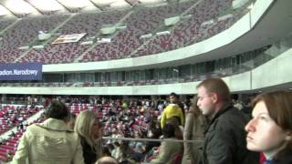 The National Stadium in Warsaw Poland Stadion Narodowy w Warszawie [upl. by Giesser152]