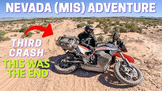 We Tried  and Failed  to Ride Motorcycles OffRoad Across Nevada USA [upl. by Blayze5]