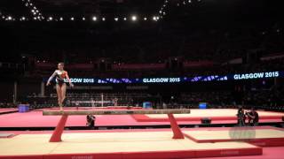 THORSDOTTIR Eythora NED  2015 Artistic Worlds  Qualifications Balance Beam [upl. by Matejka]