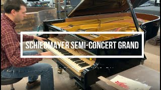 Piano Restoration with commentary German Semi Concert Grand [upl. by Aiuqcaj241]