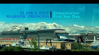 Alaska 2024 Majestic Princess Embarkation and Sea Day [upl. by Harias]