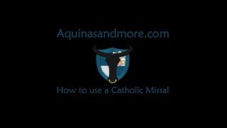 How to use a Catholic Missal [upl. by Kcor]