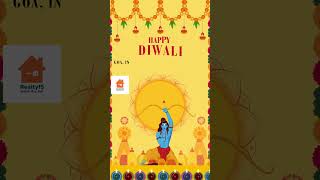 RealtyF5 is delighted to wish everyone A Very Happy amp Safe Diwali [upl. by Friedrick297]