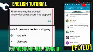 how to fix unfortunately the process androidprocessmedia has stopped [upl. by Nicol874]