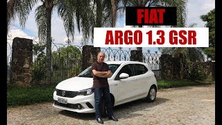 Fiat Argo 13 GSR  Teste com Emilio Camanzi [upl. by Ebanreb]