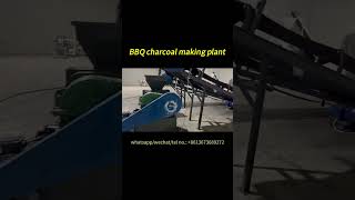 BBQ charcoal machine plant setup in Indonesia  Round charcoal ball pressing machine charcoal [upl. by Ahseret174]