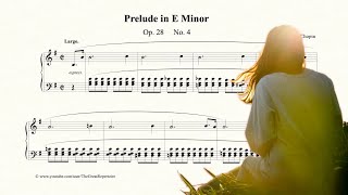 Chopin Prelude in E Minor Op 28 No 4 [upl. by Joyann982]