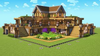 Minecraft Ultimate Survival House Tutorial [upl. by Scheers]