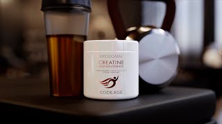 Liposomal Creatine Powder Monohydrate  Micronized Creatine Supplement  Codeage [upl. by Anez]