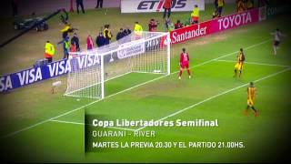 Adelanto  Copa Libertadores  Guaraní vs River  Martes 2030 hs [upl. by Amalie]